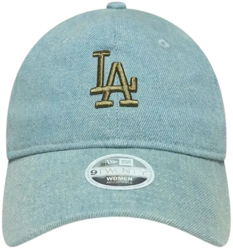 New Era Women's Los Angeles Dodgers Denim 9TWENTY Cap (SS25) Navy - vue 360
