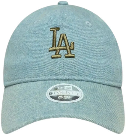 New Era Women's Los Angeles Dodgers Denim 9TWENTY Cap (SS25) Navy - authentic New Era product