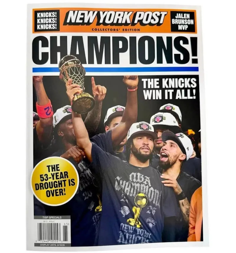 New York Knicks New York Post Special collectors Edition Knicks Champions Magazine - vue 360