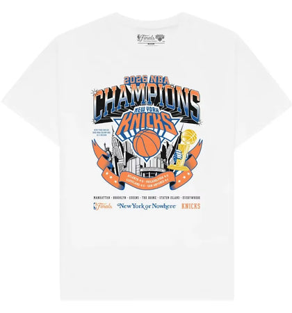 New York or Nowhere x New York Knicks 2026 Championship Tee White - authentic New York or Nowhere product