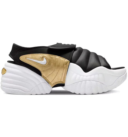 Nike Air Adjust Force Sandal Black Metallic Gold (Women's) - authentic Nike sneakers