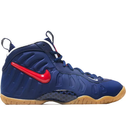 Nike Air Foamposite Pro Blue Void University Red (GS) - authentic Nike sneakers