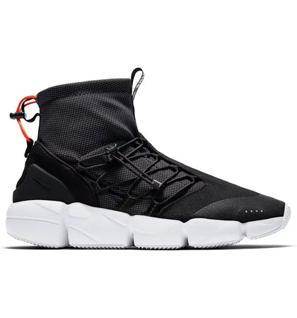 Nike Air Footscape Mid Utility DM Black Safety Orange - authentic Nike sneakers