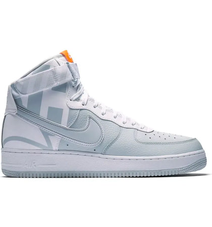 Nike Air Force 1 High Force Logo Pure Platinum - authentic Nike sneakers