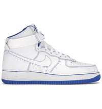 Nike Air Force 1 High White Royal Blue Contrast Stitch