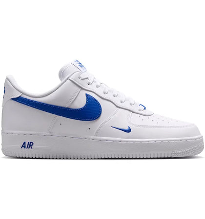 Nike Air Force 1 Low '07 Carbon Fiber Swoosh White Game Royal - authentic Nike sneakers