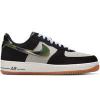 Nike Air Force 1 Low '07 LV8 Black Patent Camo Swoosh