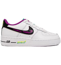 Nike Air Force 1 Low '07 LV8 Just Do It! White Vivid Purple (GS)