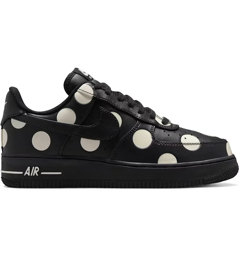 Nike Air Force 1 Low '07 Polka Dots Black Sail (Women's) - vue 360
