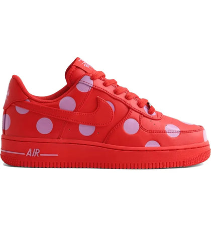 Nike Air Force 1 Low '07 Polka Dots Red Light Magenta (Women's) - authentic Nike sneakers