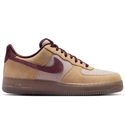 Nike Air Force 1 Low '07 Premium Linen Moon Particle Burgundy - authentic Nike sneakers