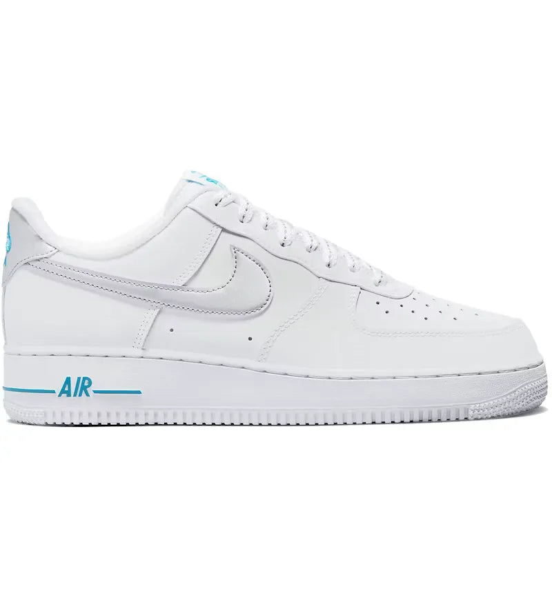 Nike Air Force 1 Low '07 White Laser Blue - vue 360