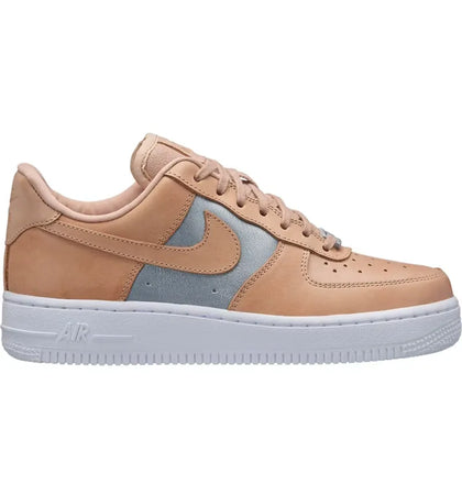 Nike Air Force 1 Low Bio Beige Metallic Silver (Women's) - authentic Nike sneakers
