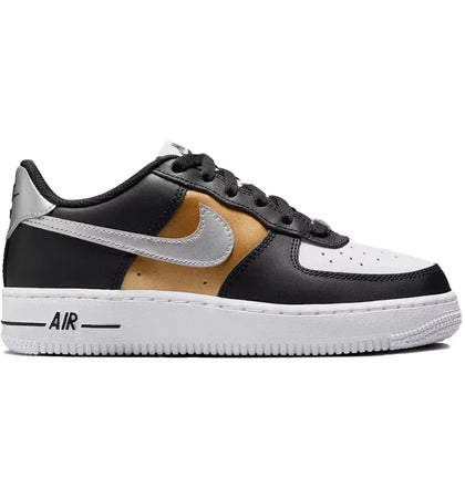 Nike Air Force 1 Low Black Metallic SIlver (GS) - authentic Nike sneakers