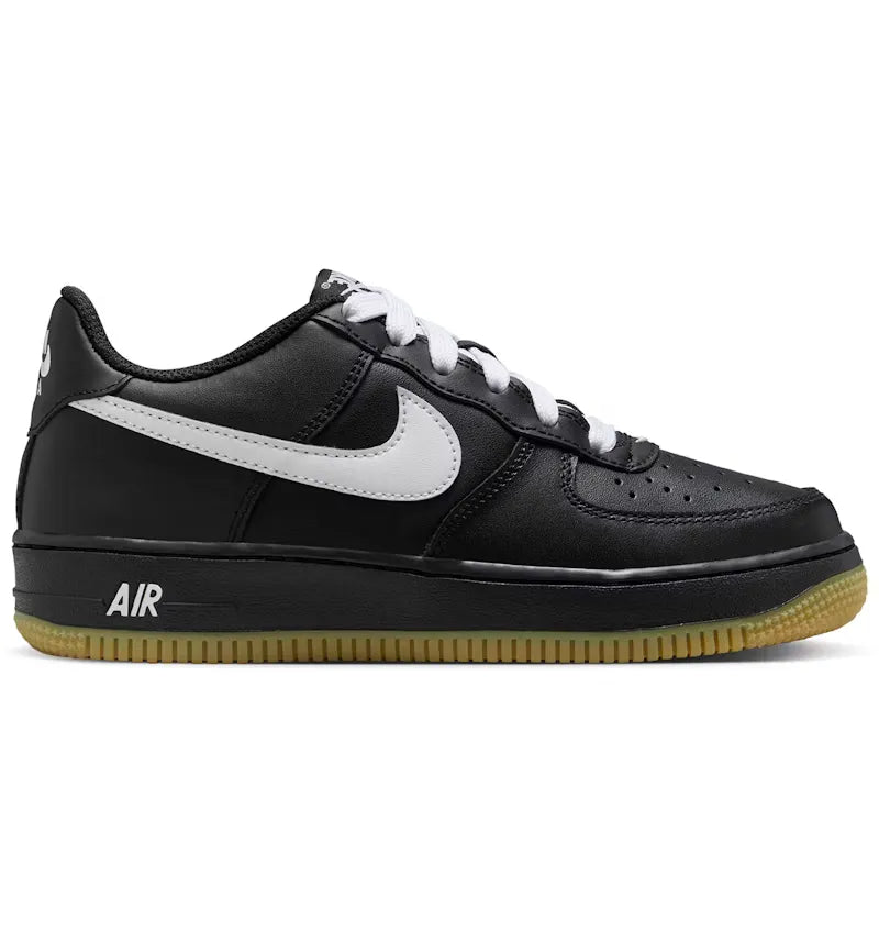 Nike Air Force 1 Low LV8 Black Gum Light Brown White (GS) - vue 360