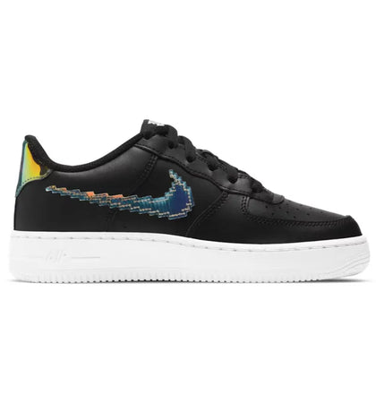 Nike Air Force 1 Low LV8 Digital Swoosh Black (GS) - authentic Nike sneakers