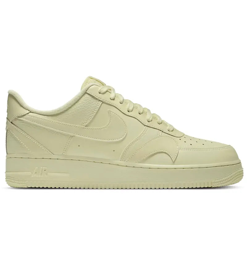 Nike Air Force 1 Low Misplaced Swooshes Pale Yellow - vue 360