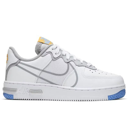Nike Air Force 1 Low React SU White Light Smoke Grey (GS) - authentic Nike sneakers
