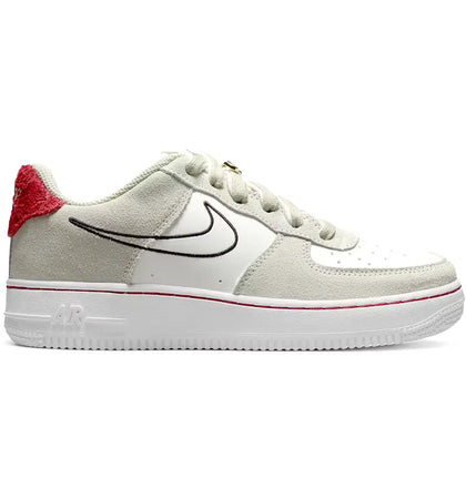 Nike Air Force 1 Low S50 Light Stone University Red (GS) - authentic Nike sneakers