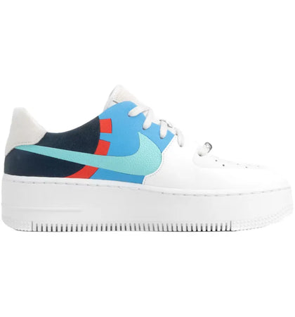 Nike Air Force 1 Low Sage White Light Blue (Women's) - authentic Nike sneakers