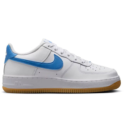 Nike Air Force 1 Low White Gum Light Brown Blue Beyond (GS) - authentic Nike sneakers