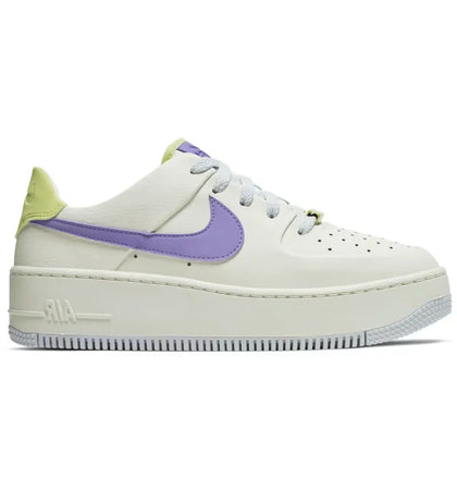 Nike Air Force 1 Sage Low Sail Medium Violet (Women's) - authentic Nike sneakers