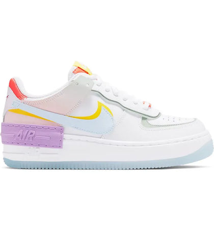 Nike Air Force 1 Low Shadow White Hydrogen Blue Purple (Women's) - authentic Nike sneakers