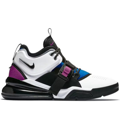 Nike Air Force 270 White Black Lyon Blue - authentic Nike sneakers