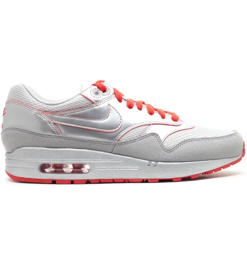 Nike Air Max 1 Air Attack Silver Red - vue 360