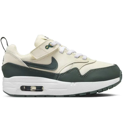 Nike Air Max 1 EasyOn Pale Ivory White Bicoastal Vintage Green (PS) - authentic Nike sneakers
