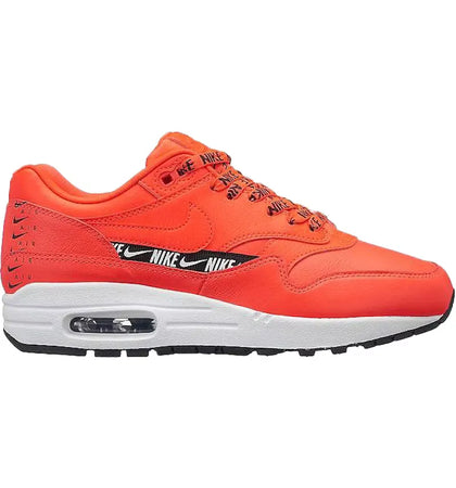 Nike Air Max 1 Overbranding Bright Crimson (Women's) - authentic Nike sneakers