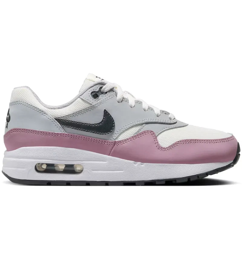 Nike Air Max 1 Summit White Wolf Grey White Dark Smoke Grey (GS) - vue 360