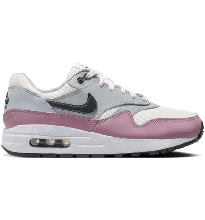 Nike Air Max 1 Summit White Wolf Grey White Dark Smoke Grey (GS) - authentic Nike sneakers