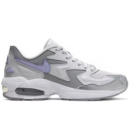 Nike Air Max 2 Light SE Vast Grey Purple Agate (Women's) - authentic Nike sneakers