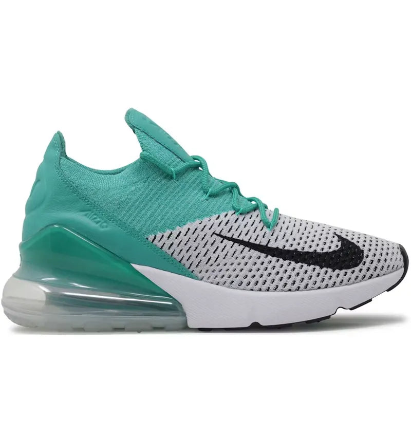 Nike Air Max 270 Flyknit Clear Emerald (Women's) - vue 360