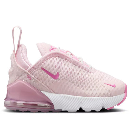 Nike Air Max 270 Pink Foam Summit White Platinum Violet Playful Pink (TD) - authentic Nike sneakers