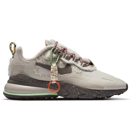 Nike Air Max 270 React Light Wood Brown (Women's) - authentic Nike sneakers