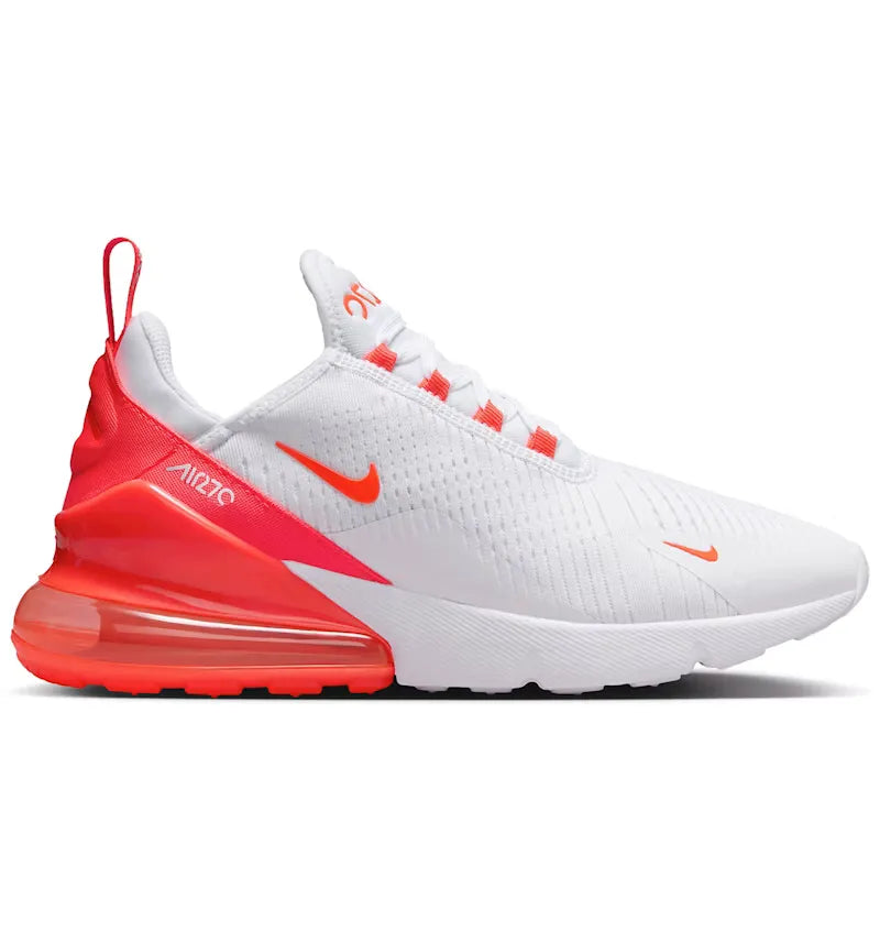 Nike Air Max 270 White Bright Crimson White (Women's) - vue 360