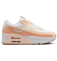Nike Air Max 90 LV8 White Barely Orange Orange Chalk Sail (Women's)