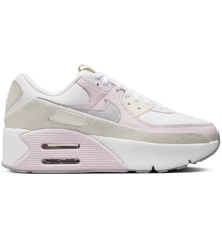 Nike Air Max 90 LV8 White Wolf Grey Summit White Photon Dust (Women's) - authentic Nike sneakers