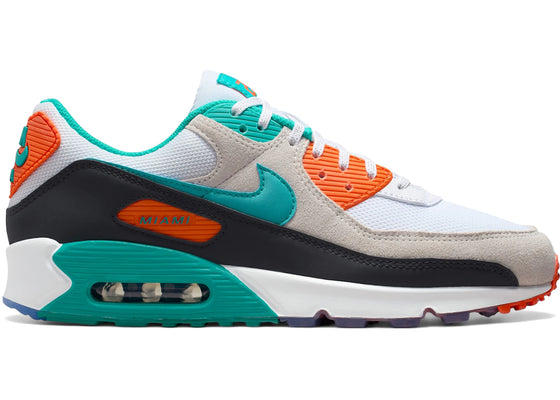 Nike Air Max 90 Miami Dolphins sneakers - authentic Nike shoes