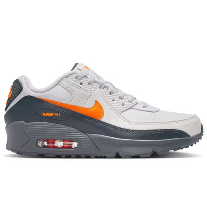 Nike Air Max 90 SE Vast Grey Safety Orange (GS) - authentic Nike sneakers