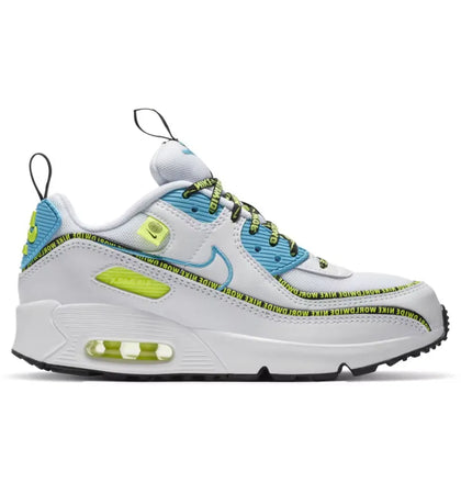 Nike Air Max 90 SE Worldwide Pack Blue Fury Volt (GS) - authentic Nike sneakers
