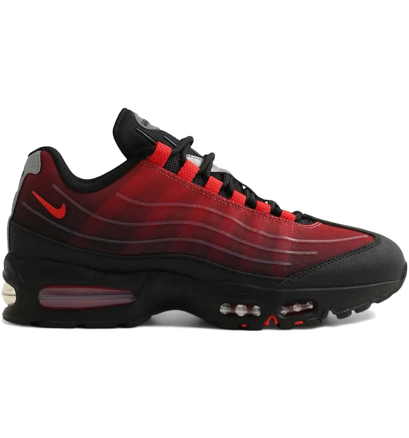 Nike Air Max 95 Big Bubble Tech Black Tough Red - vue 360