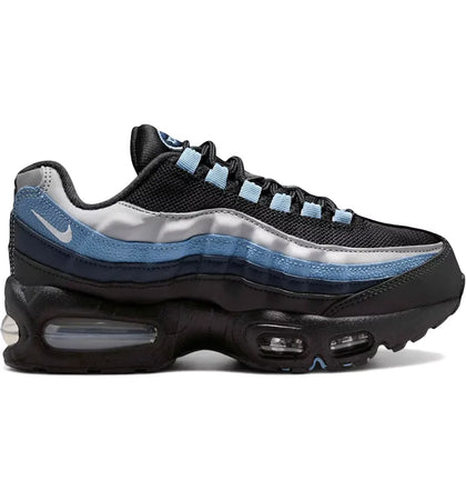 Nike Air Max 95 Black Smoke Grey Work Blue (GS) - authentic Nike sneakers