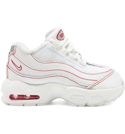Nike Air Max 95 OG White University Red (TD) - authentic Nike sneakers