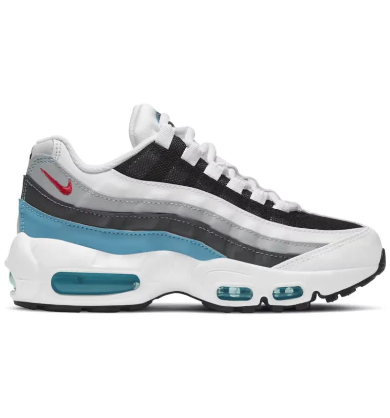 Nike Air Max 95 Recraft White Chlorine Blue (GS) - vue 360