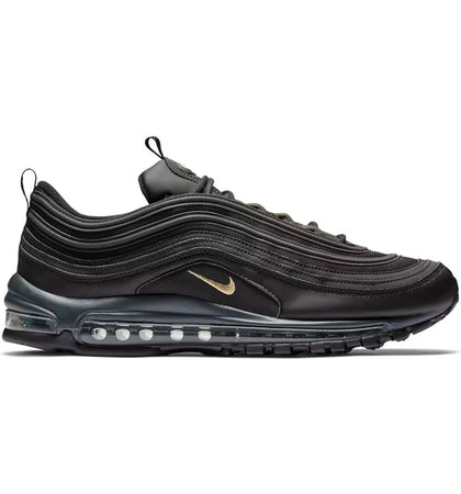 Nike Air Max 97 Leather Black Gold - authentic Nike sneakers