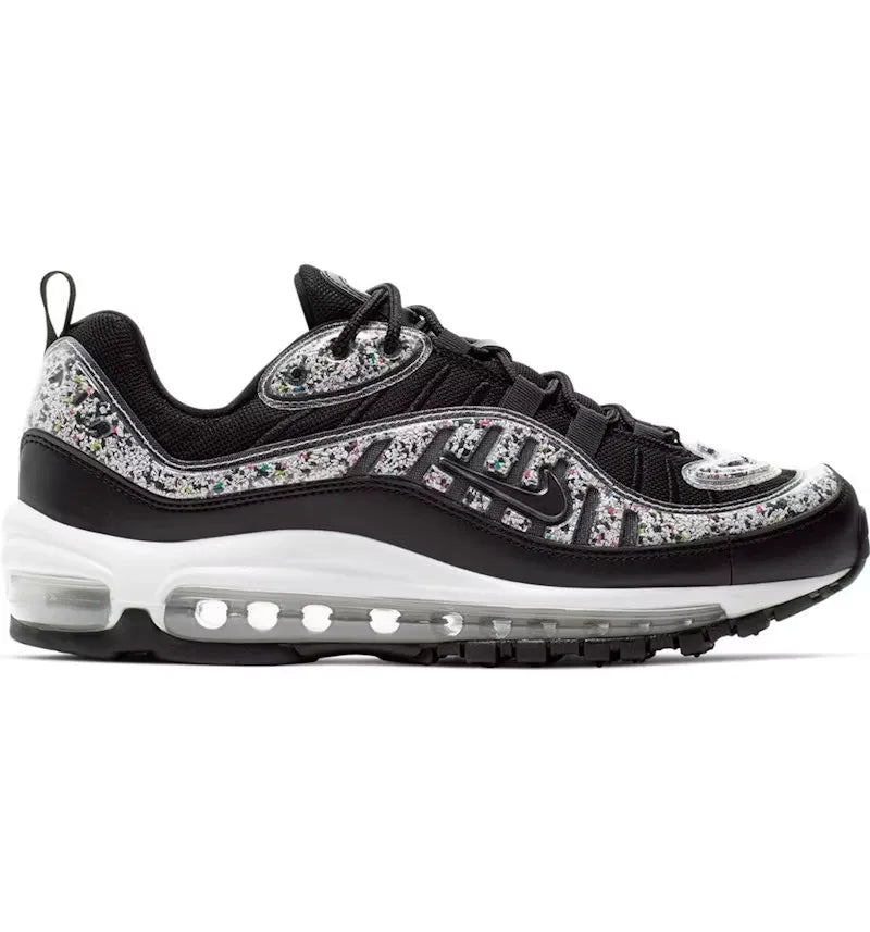 Nike Air Max 98 Recycled Black White (Women's) - vue 360