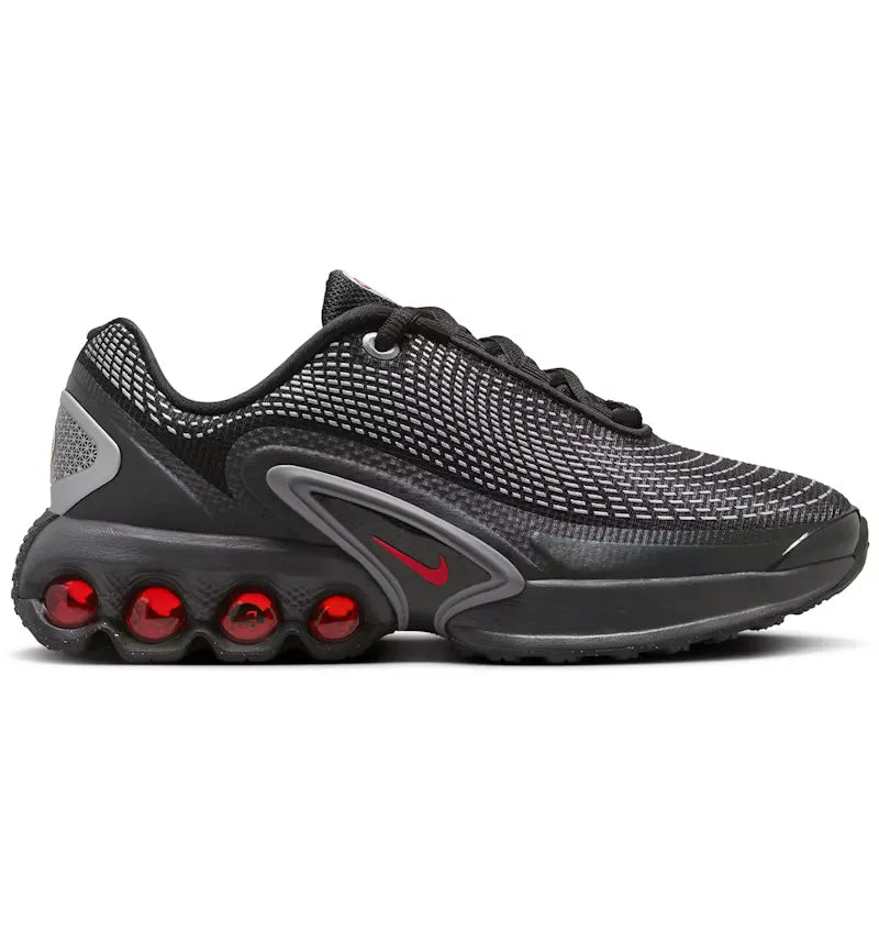Nike Air Max Dn Black Metallic Silver University Red (GS) - vue 360